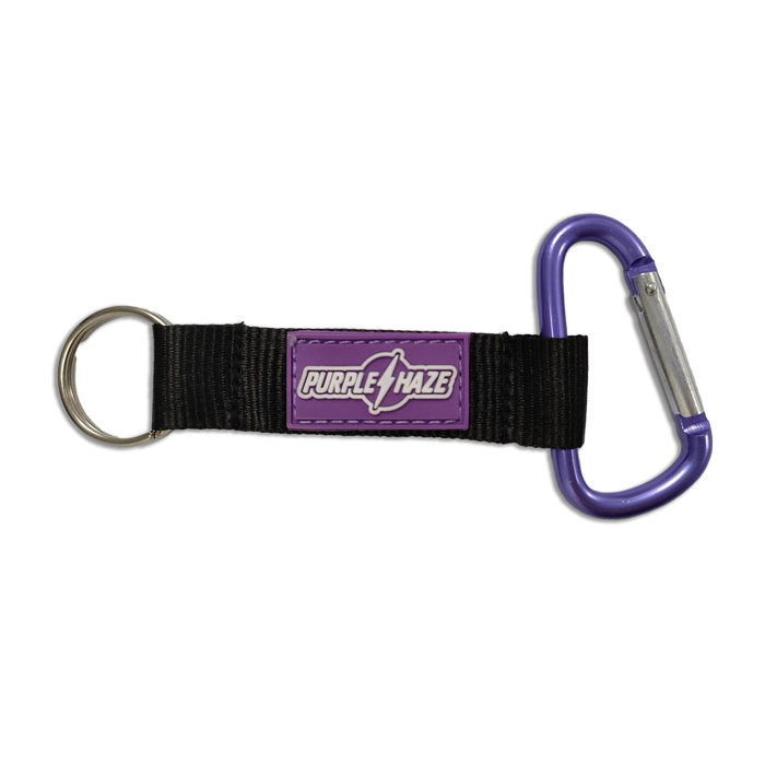 Carabiner Keychain with Rubber Logo